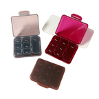 Portable 7-Compartment Pill Box