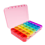 Travel Multi-Grid Medicine Storage Box (21/28 Grids)