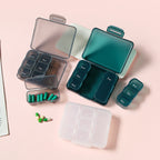 Portable 7-Compartment Pill Box