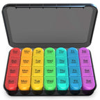 Travel Multi-Grid Medicine Storage Box (21/28 Grids)