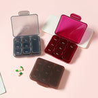 Portable 7-Compartment Pill Box
