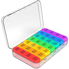 Travel Multi-Grid Medicine Storage Box (21/28 Grids)