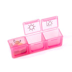 Fun & Functional: Horizontal Rainbow Weekly Pill Organizer