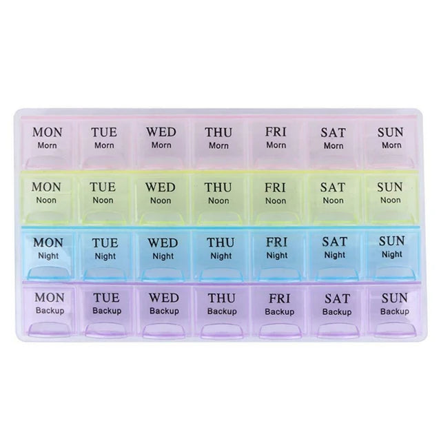 Sleek & Secure: Your 7-Day Daily Dose Organizer