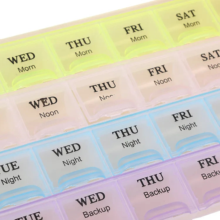 Sleek & Secure: Your 7-Day Daily Dose Organizer