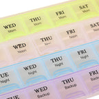 Sleek & Secure: Your 7-Day Daily Dose Organizer