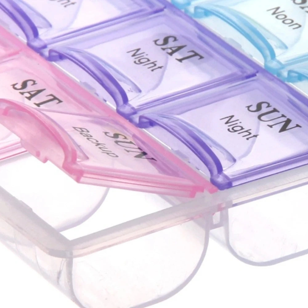 Sleek & Secure: Your 7-Day Daily Dose Organizer