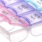 Sleek & Secure: Your 7-Day Daily Dose Organizer