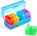 Bright & Organized: Your Colorful 7-Day Pill Companion