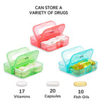 Bright & Organized: Your Colorful 7-Day Pill Companion