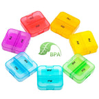 Bright & Organized: Your Colorful 7-Day Pill Companion
