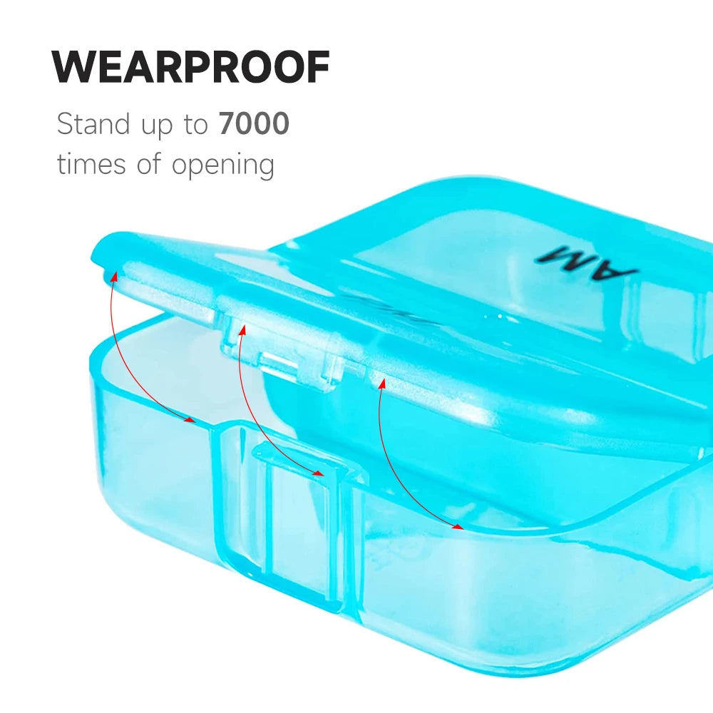 Bright & Organized: Your Colorful 7-Day Pill Companion